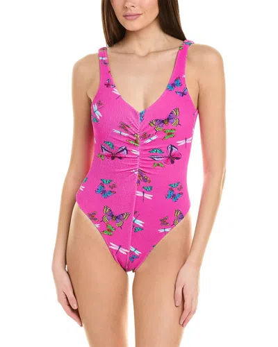 Terez Textured One-piece In Pink