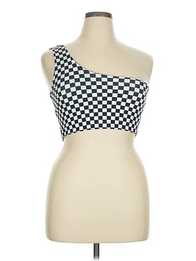 Pre-owned Terez Tube Top White Strapless Neckline Tops