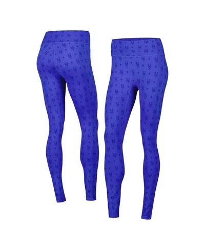 TEREZ WOMEN'S TEREZ ROYAL NEW YORK METS TONAL LEGGINGS