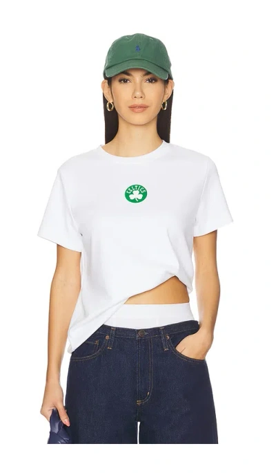 Terez X Revolve Celtics Basic Logo Tee In White
