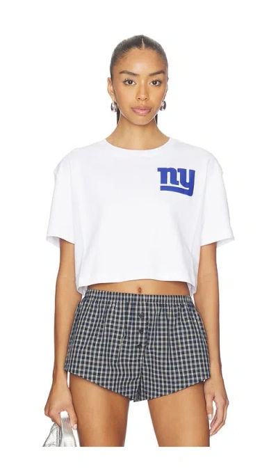 Terez X Revolve Giants Tonal Crop Logo Tee In White