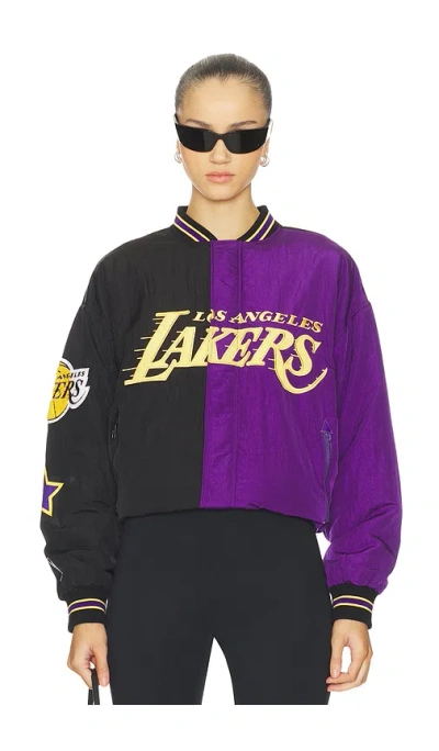 Terez X Revolve Lakers Multi Logo Bomber