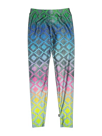 Pre-owned Terez Kids' Yoga Pants In Blue