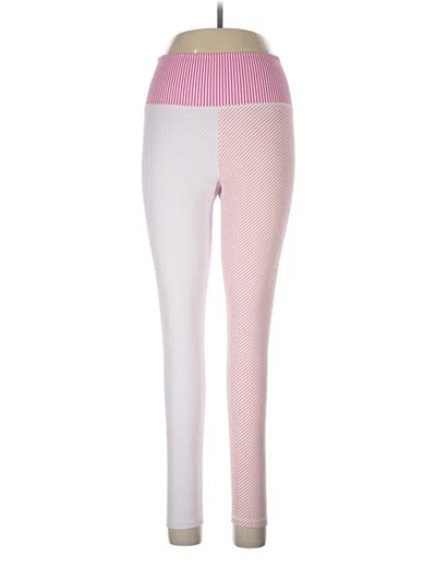 Pre-owned Terez Yoga Pants In Pink