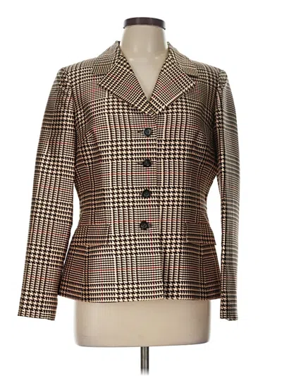 Pre-owned Teri Jon Blazer Jacket In Brown