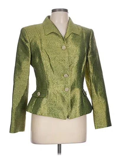 Pre-owned Teri Jon Blazer Jacket In Green