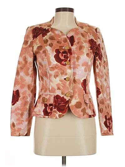 Pre-owned Teri Jon Blazer Jacket In Pink