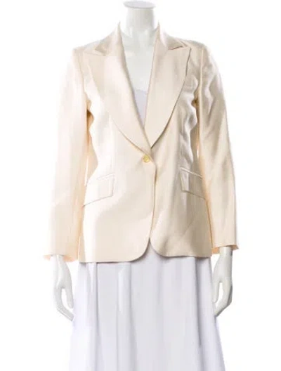 Pre-owned Teri Jon Blazer In Neutral