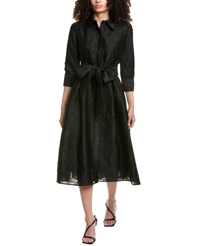 Teri Jon By Rickie Freeman Jacquard Shirtdress