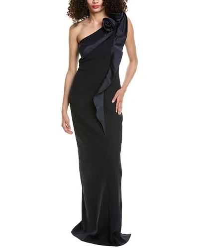 Teri Jon By Rickie Freeman One-shoulder Gown