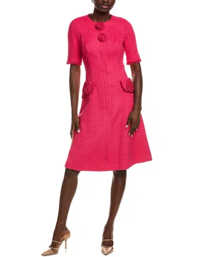 TERI JON TERI JON BY RICKIE FREEMAN TWEED A-LINE DRESS