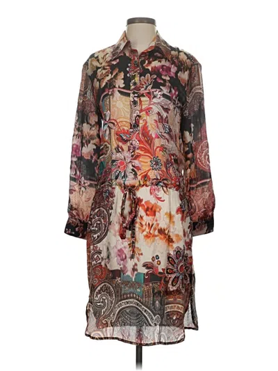 Pre-owned Teri Jon Casual Dress In Brown