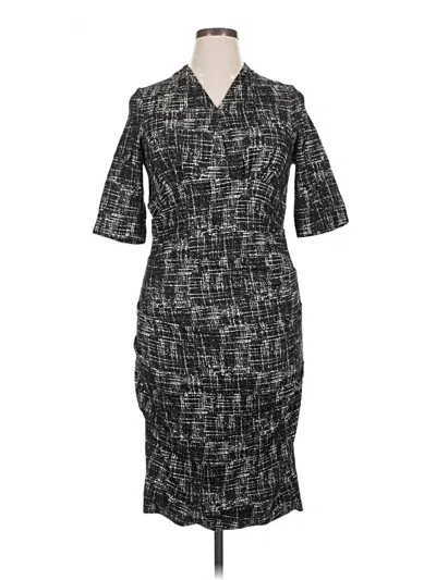 Pre-owned Teri Jon Casual Dress In Gray