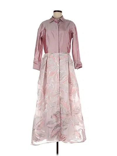 Pre-owned Teri Jon Casual Dress In Pink