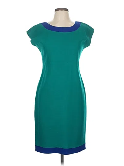 Pre-owned Teri Jon Casual Dress In Teal
