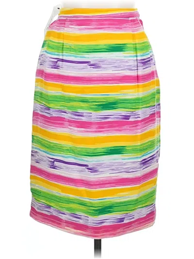 Pre-owned Teri Jon Casual Skirt In Purple
