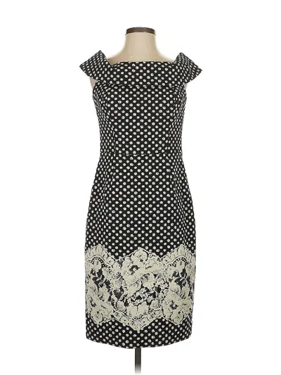 Pre-owned Teri Jon Cocktail Dress In Black