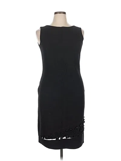 Pre-owned Teri Jon Cocktail Dress In Black