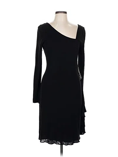 Pre-owned Teri Jon Cocktail Dress In Black
