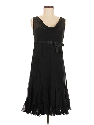 Pre-owned Teri Jon Cocktail Dress In Black