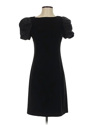 Pre-owned Teri Jon Cocktail Dress In Black