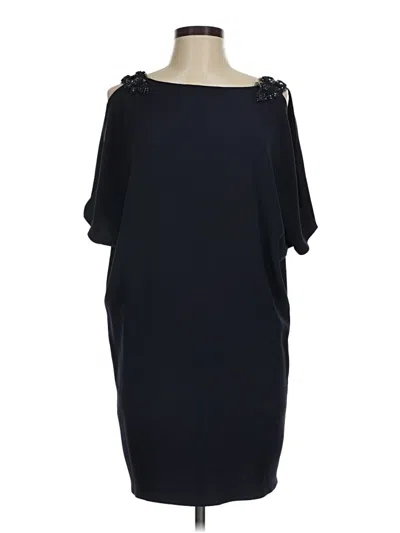 Pre-owned Teri Jon Cocktail Dress In Black