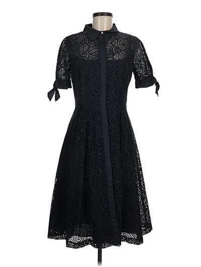 Pre-owned Teri Jon Cocktail Dress In Black