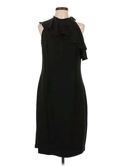 Pre-owned Teri Jon Cocktail Dress In Black