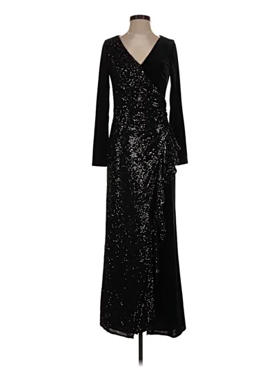 Pre-owned Teri Jon Cocktail Dress In Black