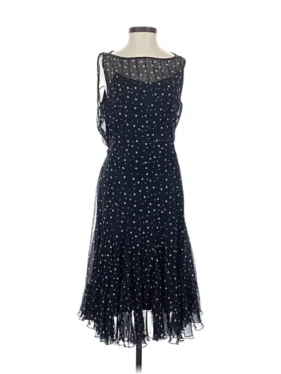 Pre-owned Teri Jon Cocktail Dress In Blue