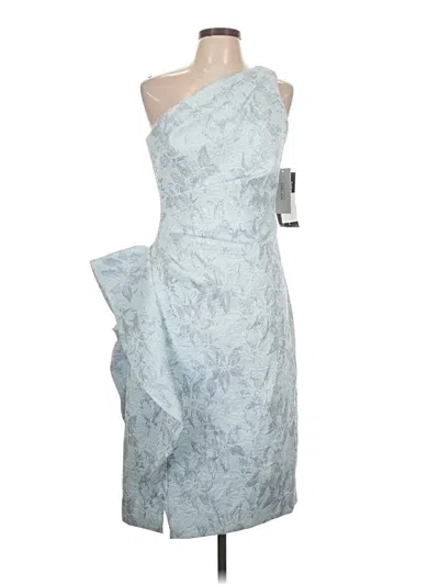 Pre-owned Teri Jon Cocktail Dress In Blue
