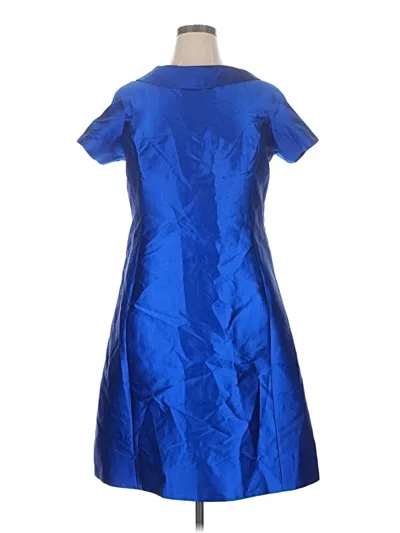 Pre-owned Teri Jon Cocktail Dress In Blue