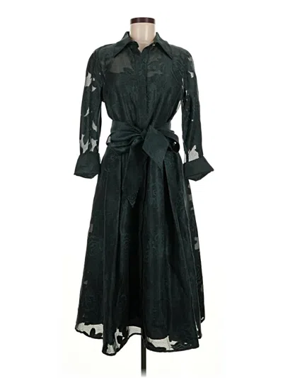 Pre-owned Teri Jon Cocktail Dress In Green