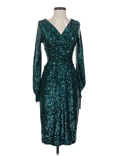 Teri Jon Cocktail Dress In Green