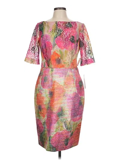 Teri Jon Cocktail Dress In Pink