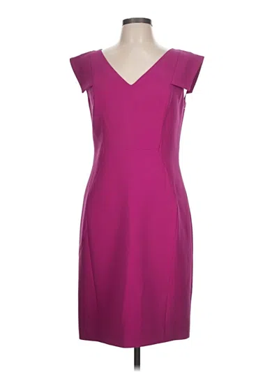 Pre-owned Teri Jon Cocktail Dress In Purple