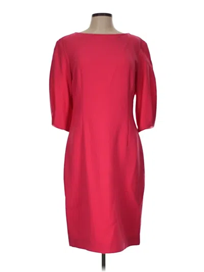 Pre-owned Teri Jon Cocktail Dress In Red