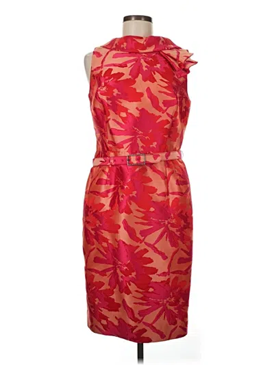 Pre-owned Teri Jon Cocktail Dress In Red
