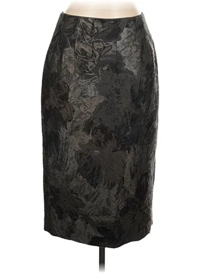 Pre-owned Teri Jon Formal Skirt In Black