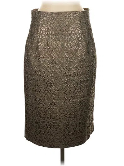 Pre-owned Teri Jon Formal Skirt In Brown