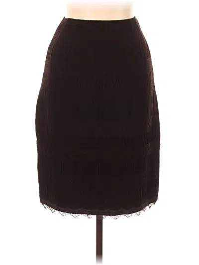 Pre-owned Teri Jon Formal Skirt In Brown