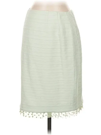 Pre-owned Teri Jon Formal Skirt In Green