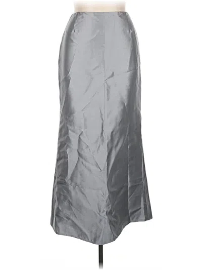 Pre-owned Teri Jon Formal Skirt In Silver