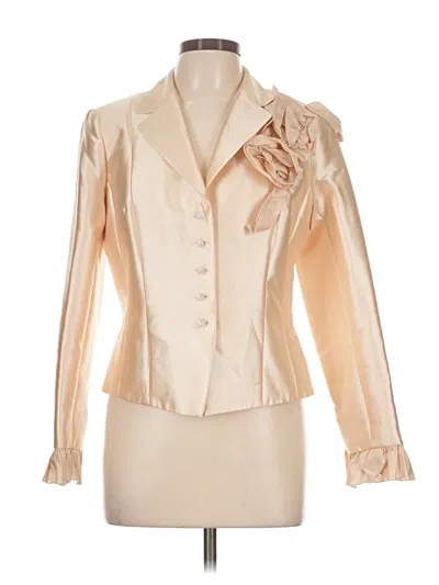 Pre-owned Teri Jon Jacket In Ivory