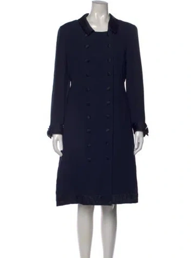 Pre-owned Teri Jon Knee-length Dress In Blue
