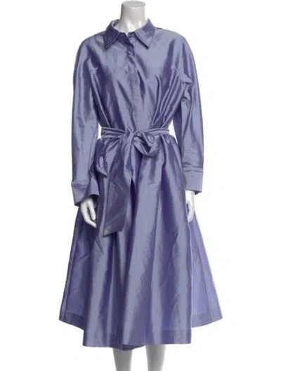 Pre-owned Teri Jon Midi Length Dress In Blue
