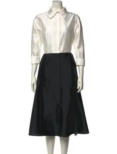 Pre-owned Teri Jon Midi Length Dress In Multi