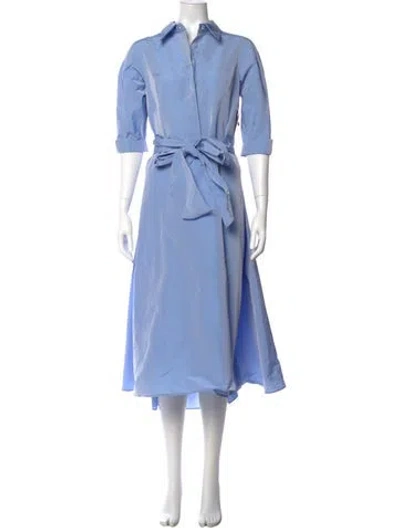 Pre-owned Teri Jon Midi Length Dress W/ Tags In Blue