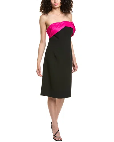 Teri Jon By Rickie Freeman Off-the-shoulder Cocktail Dress In Black
