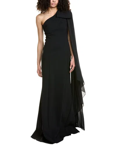 TERI JON ONE-SHOULDER GOWN